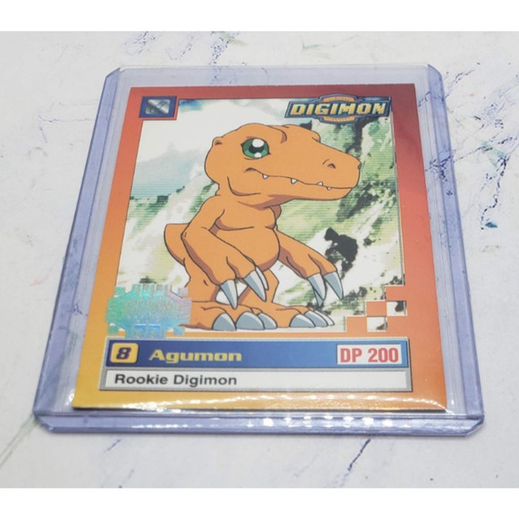 Digimon Agumon Silver Foil Rookie Digimon #8 - Picture 3 of 4